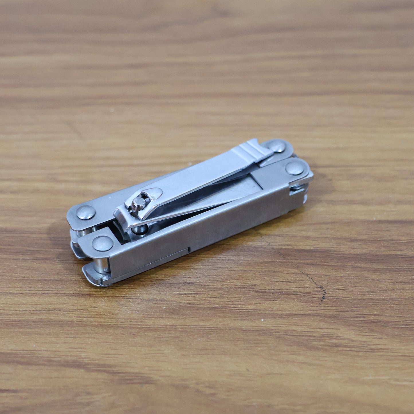 Stainless Steel 8-in-1 Pocket Multi-Tool Kit with Nail Clipper, Knife, Scissors, Screwdriver, File & Bottle Opener - Happy Price - Image 6