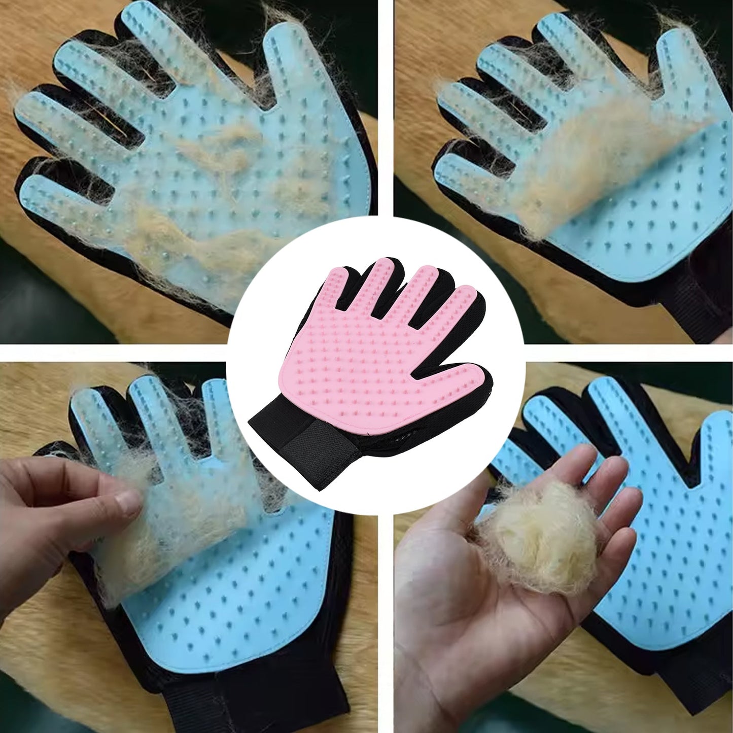 Pink True Touch Gloves Gloves Bathing Tool (1 Pc) - Happy Price - Image 4