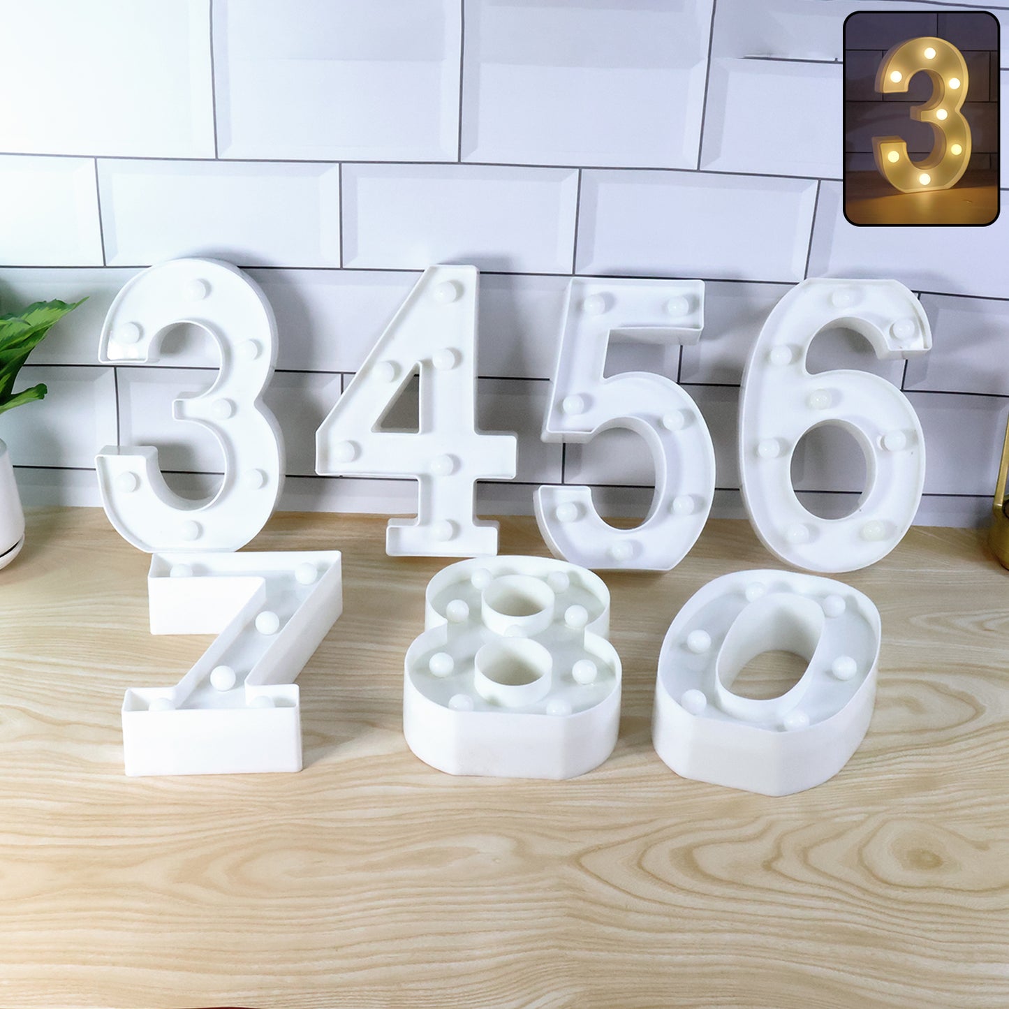 LED Decorative Night Light (1 Pc) - Battery Operated Accent Lamp - Happy Price - Image 7