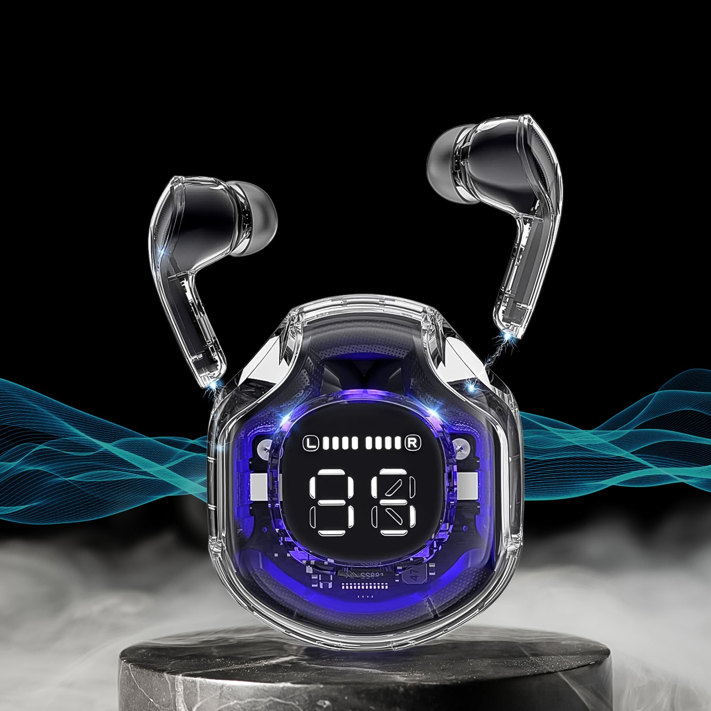 Wireless Bluetooth 5.3 In-ear With Microphones 200mah Battery (1 Pc) - Happy Price - Image 2