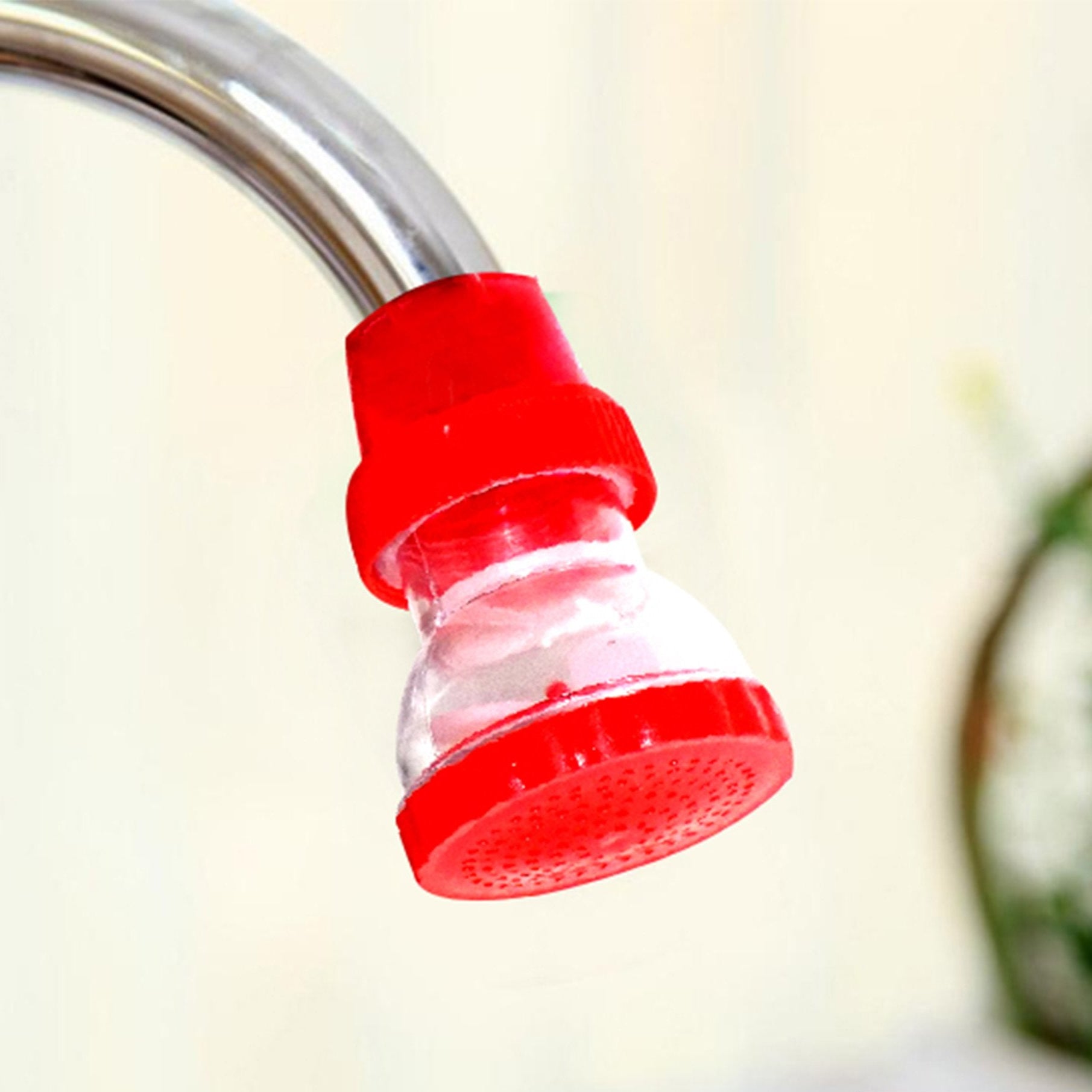 Big Plastic 360-degree Shower Head Faucet - Happy Price - Image 1