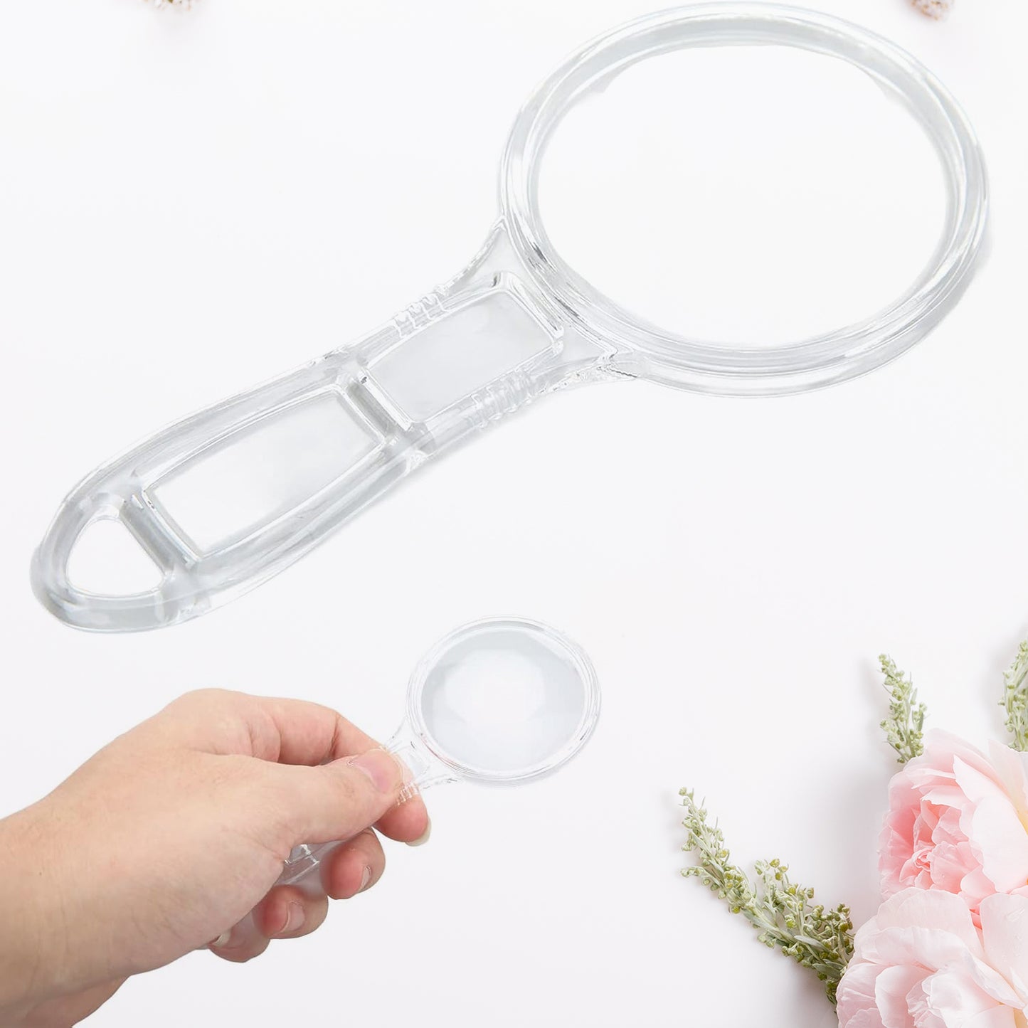Handheld Plastic Magnifying Glasses (1 Pc  55 Mm) - Happy Price - Image 4
