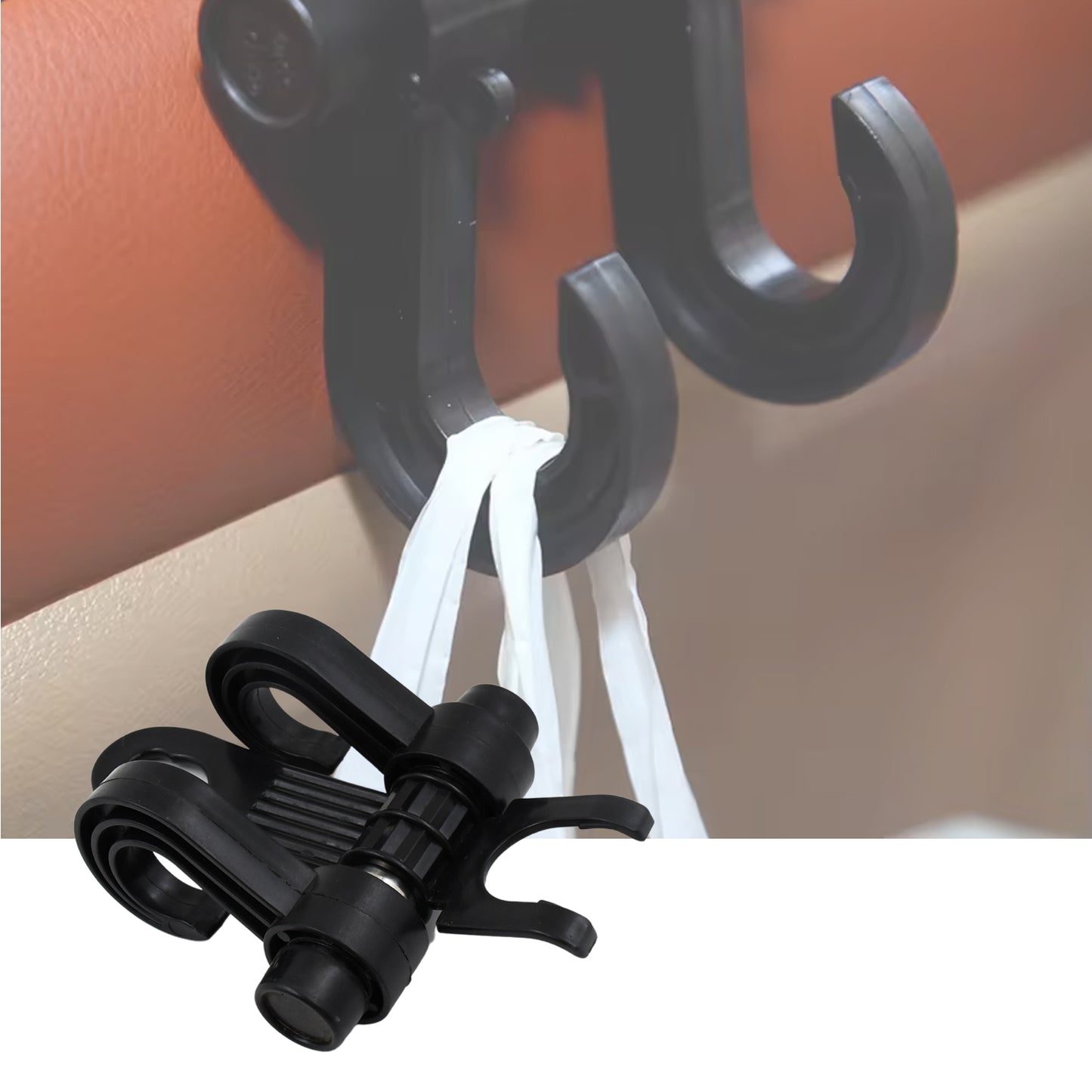 Car Hooks Vehicle Back Seat Hidden Headrest Hanger (1 Pc) - Happy Price - Image 4