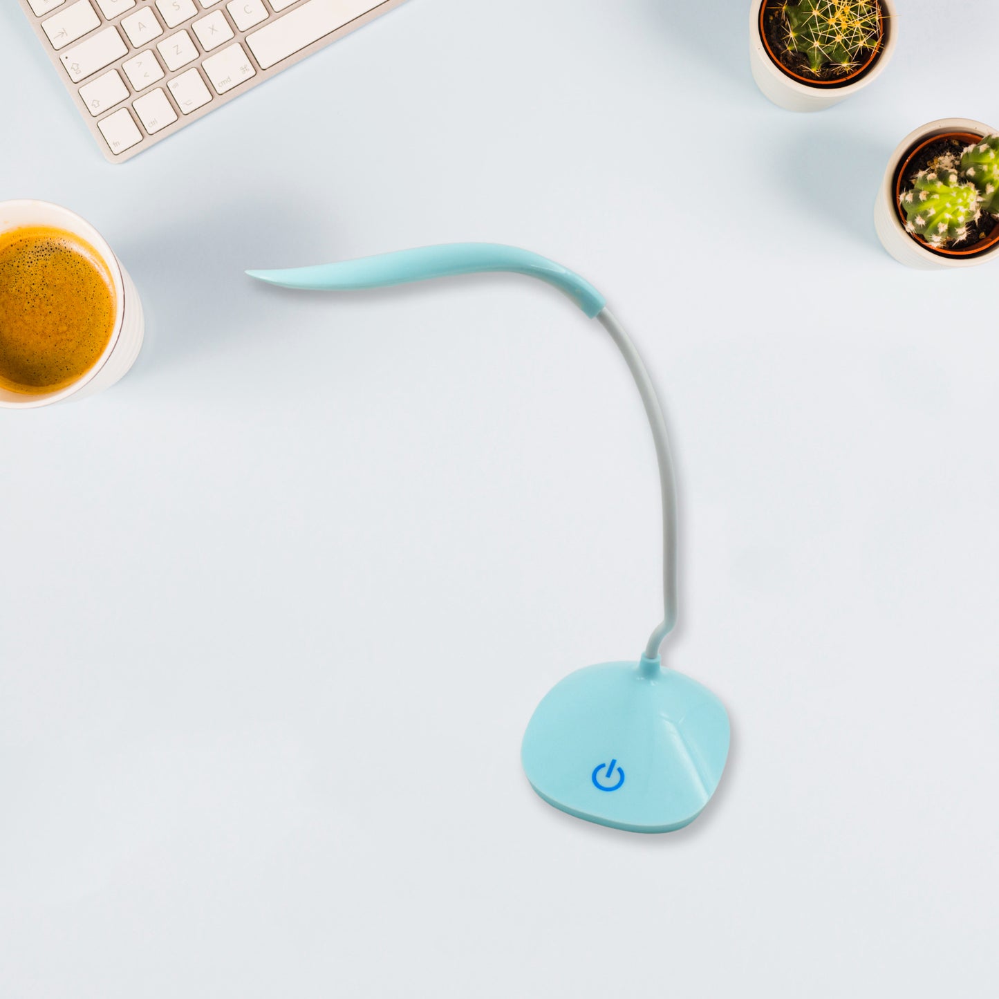 Study Lamp Rechargeable Led Touch On Off Switch Student Study Reading Dimmer Led Table Lamps White Desk Light Lamp - Happy Price - Image 2