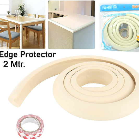 Corner Proofing Edge Protector Safe Corner Cushion For Table Baby Safety Bumper Guardfurniture Bed Soft Rubber Corner Protectors For Kids (2 Mtr) - Happy Price - Image 1