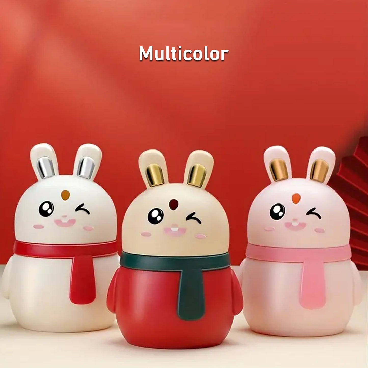 Rabbit Shape Toothpick Dispenser Pressing Small Size Accessory Durable Red  Home  Garden  Kitchen Dining  Bar  Kitchen Storage  Organization  Racks  Holders Dining Room Table Decoration (1 Pc ) - Happy Price - Image 5