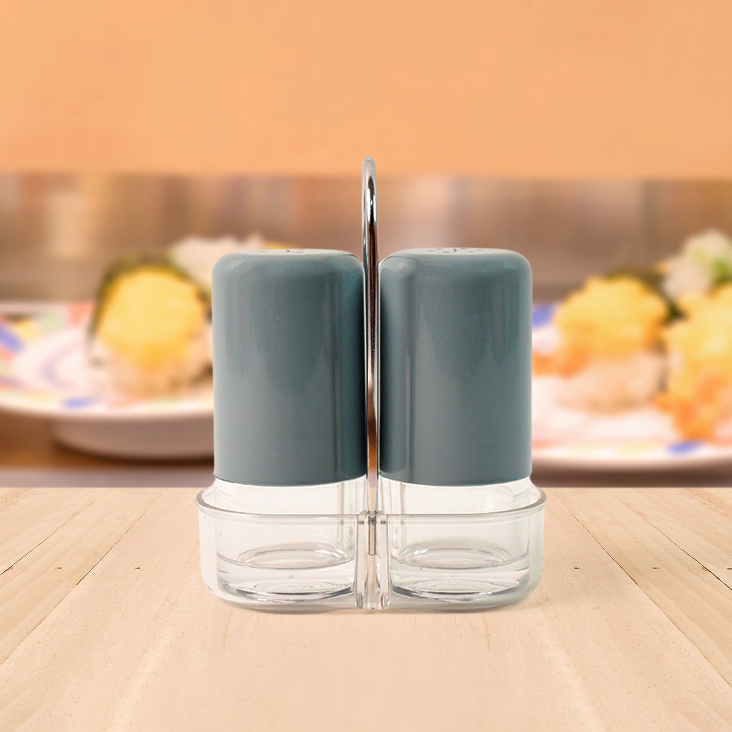 Apex Victory Salt  Pepper Dispenser Set  2 Pcs Acrylic Seasoning Shaker - Happy Price - Image 6