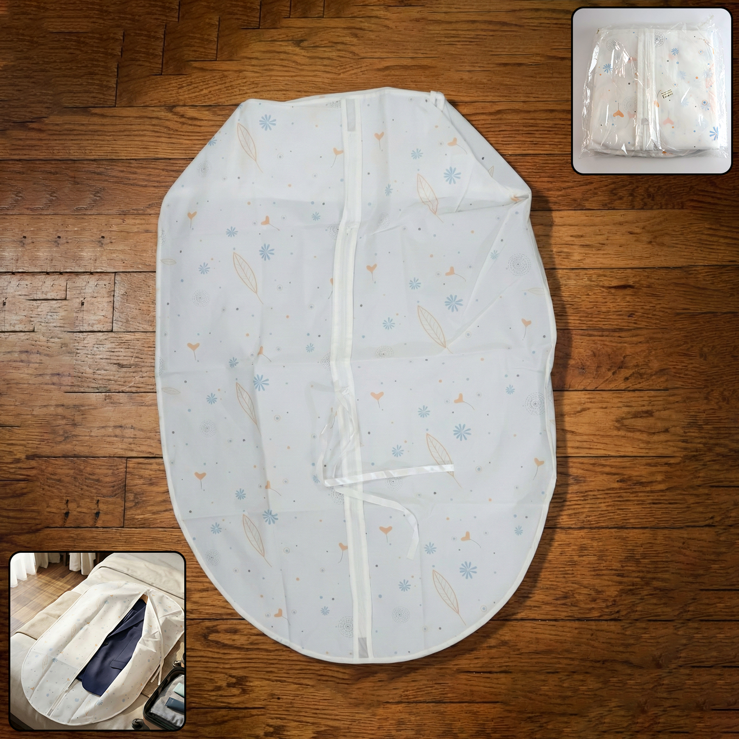 Non-Woven Garment Cover with Zip - 70x90 Cm, 1 Pc - Happy Price - Image 2