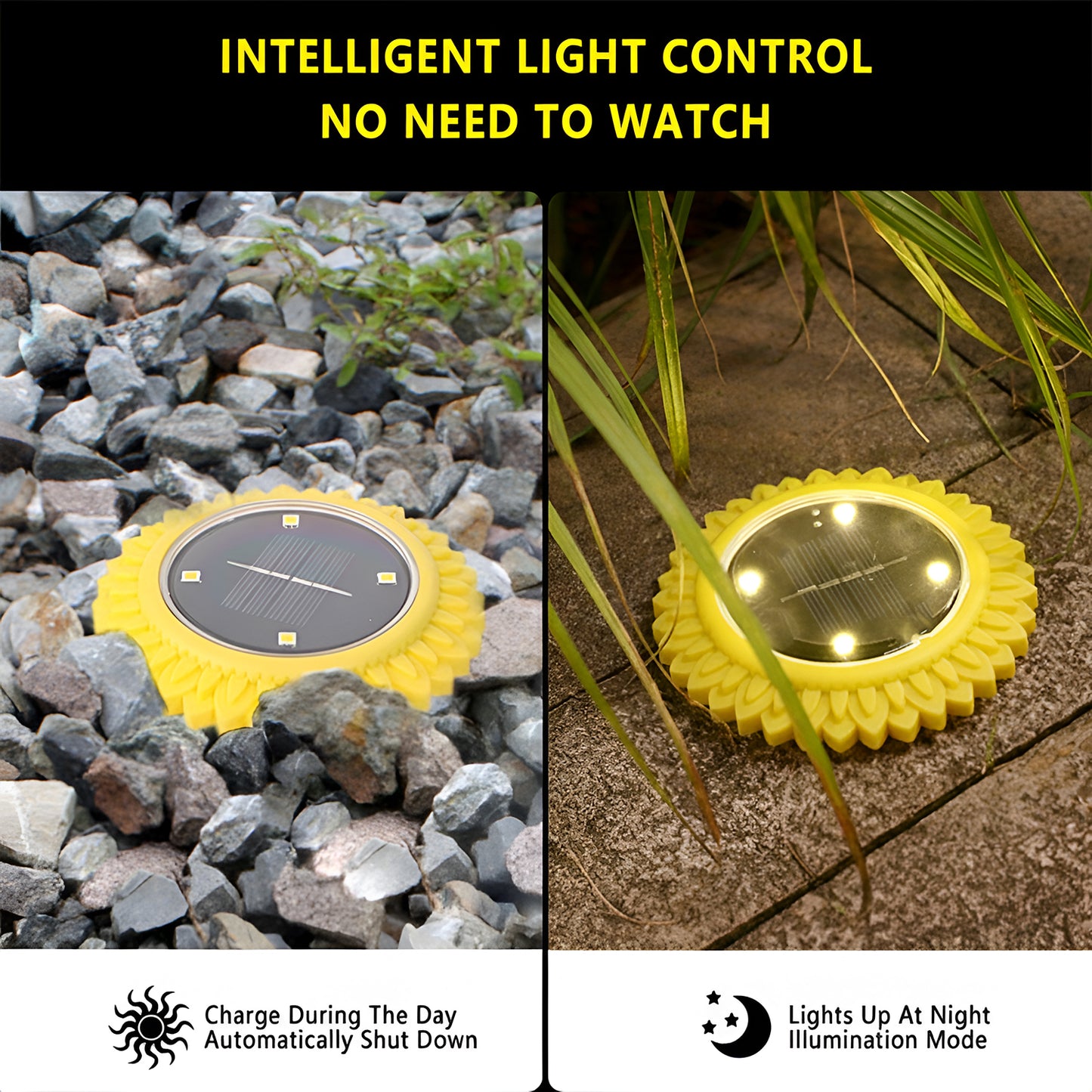 Solar LED Garden Lights - 2 Pc Set for Outdoor Pathways - Happy Price - Image 3