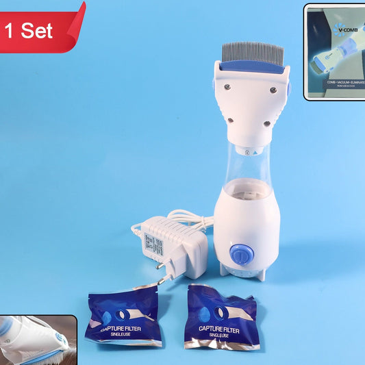 Electric Lice Vacuum Comb Set for Hair Hygiene - Happy Price - Image 1