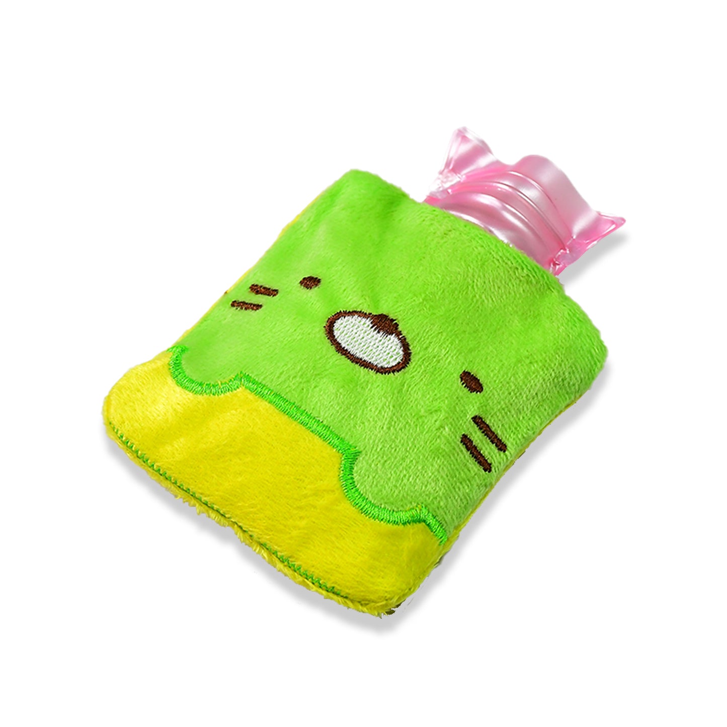 Green Kitty Small Hot Water Bag With Cover For Pain Relief Neck Shoulder Pain And Hand Feet Warmer Menstrual Cramps. - Happy Price - Image 3