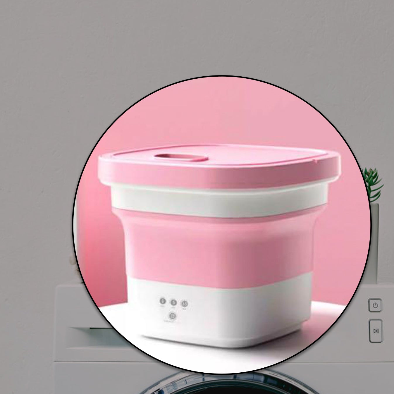 Compact Foldable Washing Machine for Small Spaces - 1335 - Happy Price - Image 1