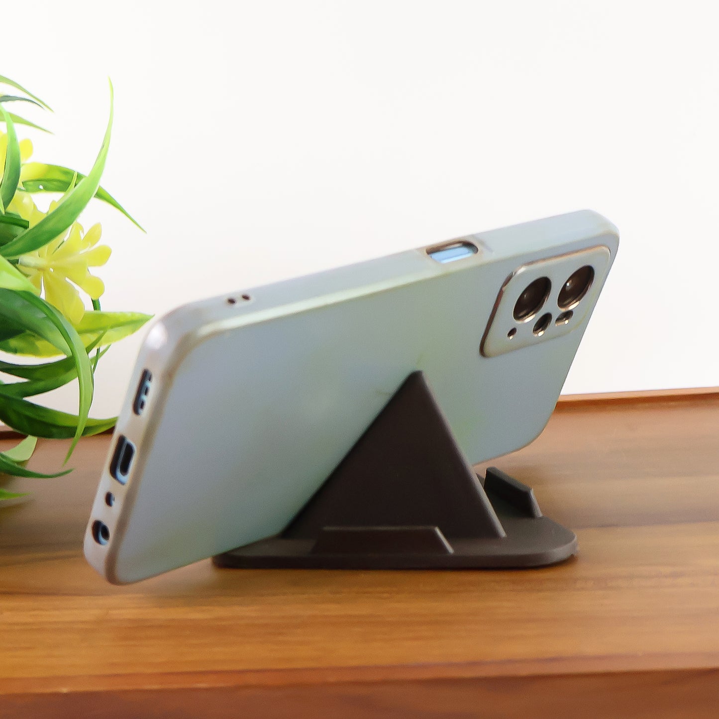 Pyramid Brown Mobile Stand with 3 Viewing Angles - Happy Price - Image 4