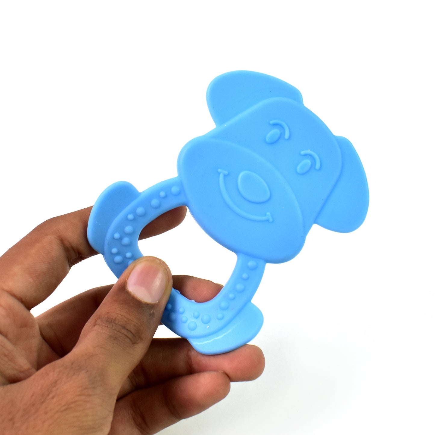 Silicone Baby Teether Pack Of 1 (Mix Design  Color) - Happy Price - Image 2