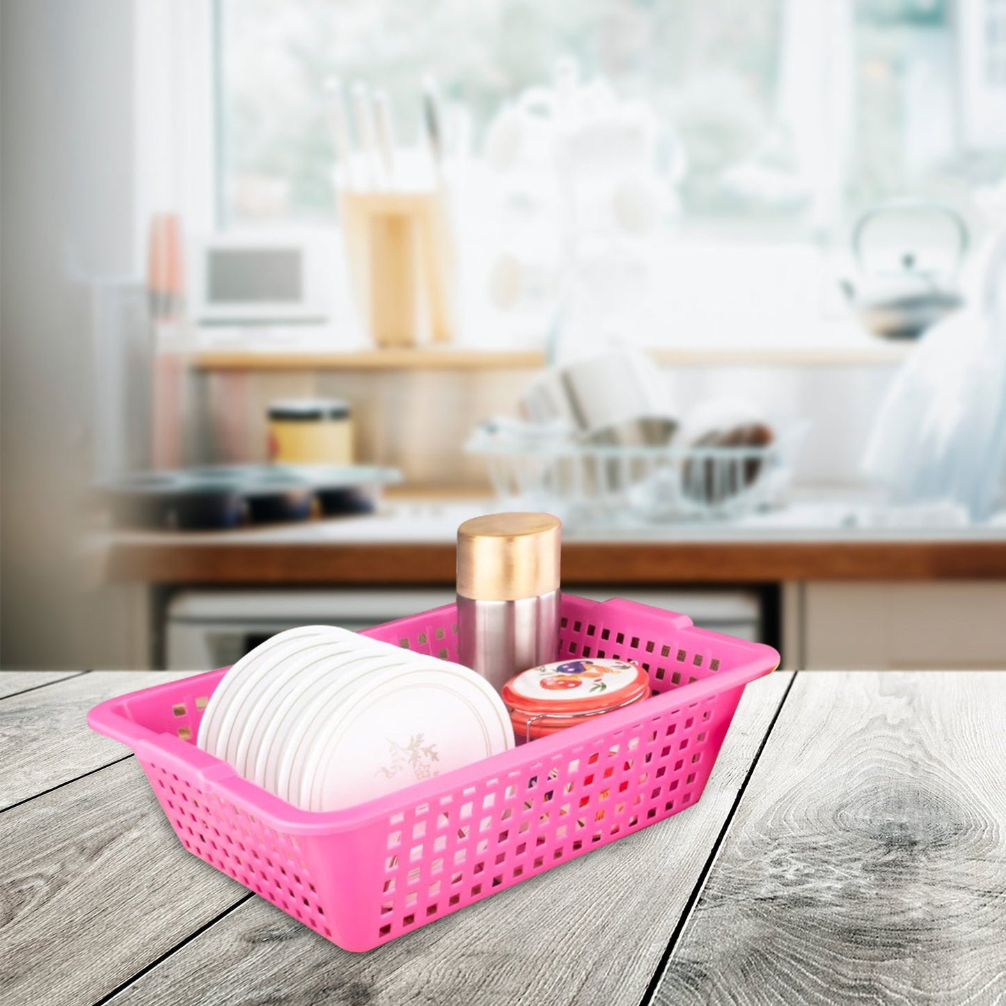 Plastic Small Size Cane Fruit Baskets - Happy Price - Image 3