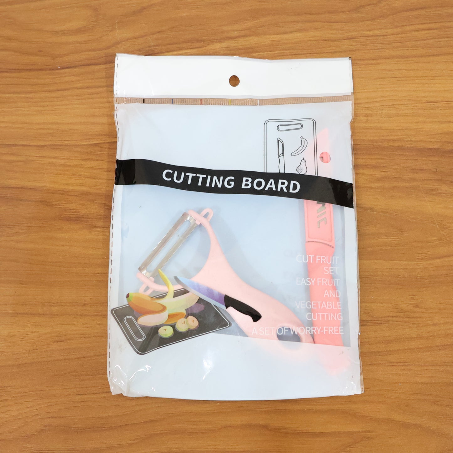 3-in-1 Kitchen Prep Set: Cutting Board, Knife & Peeler (1 Set) - Happy Price - Image 7