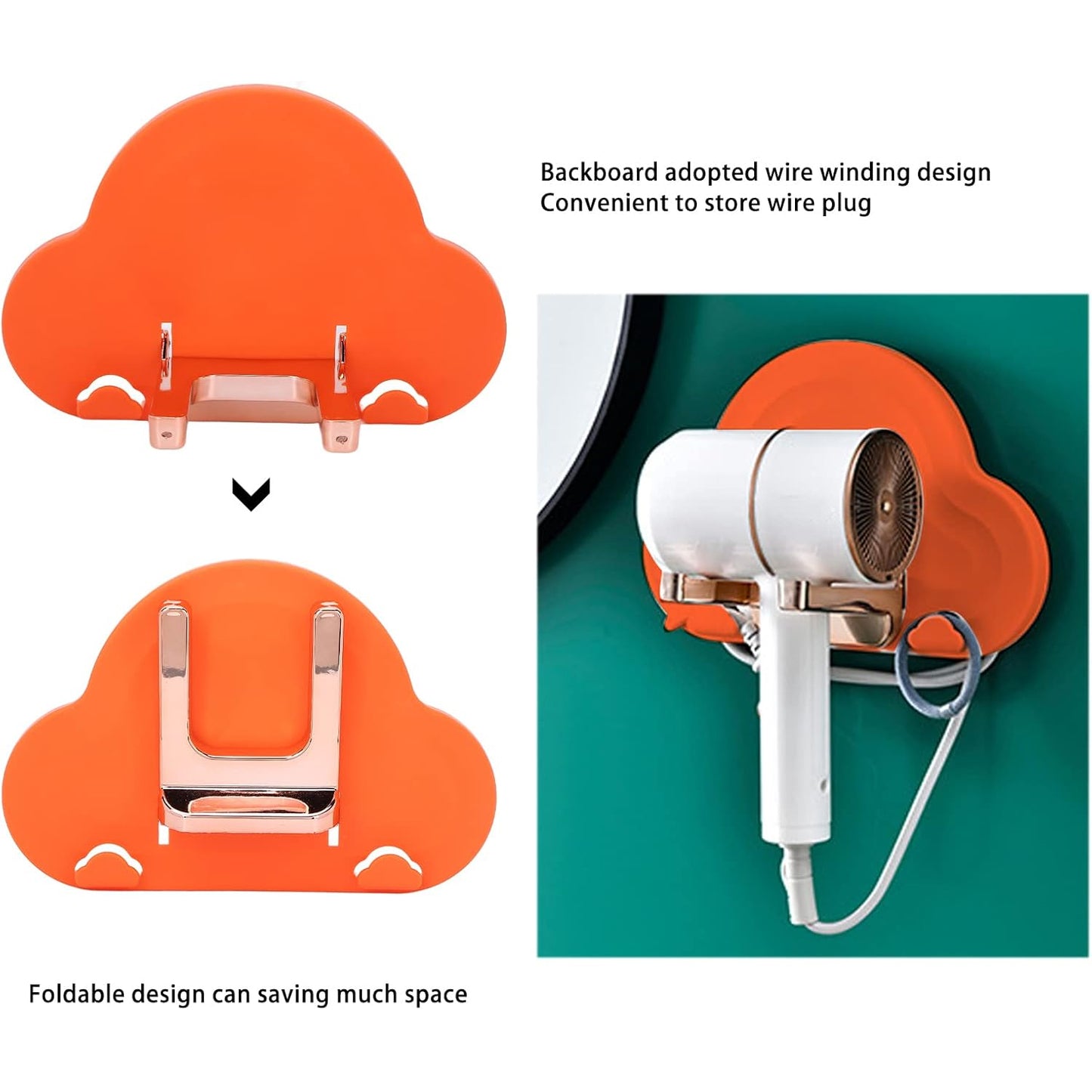 Hair Dryer Holder Stand  Frame (1 Pc) - Happy Price - Image 3