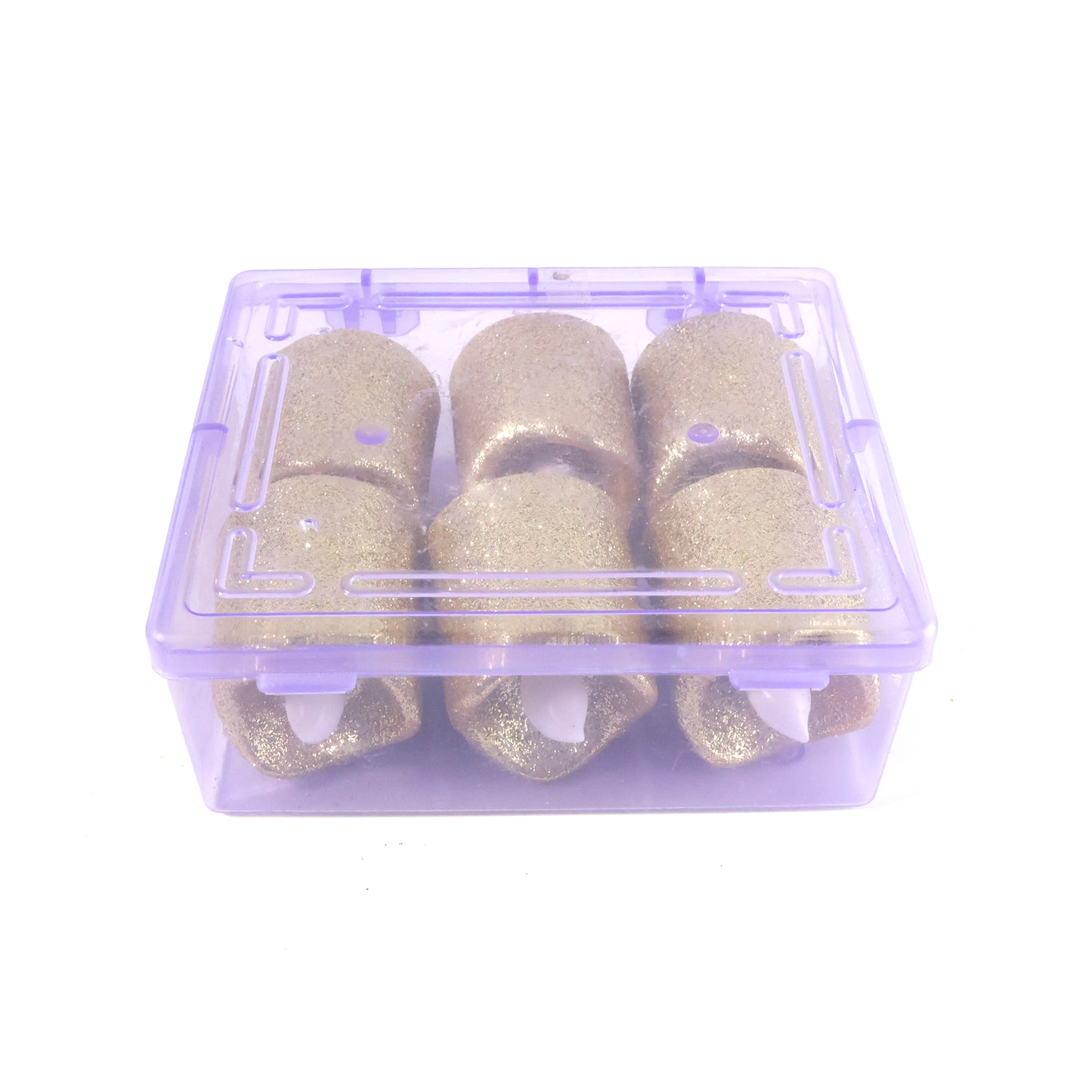 Glitter LED Tealight Candles - 6 Pc Set for Festive Decor - Happy Price - Image 2