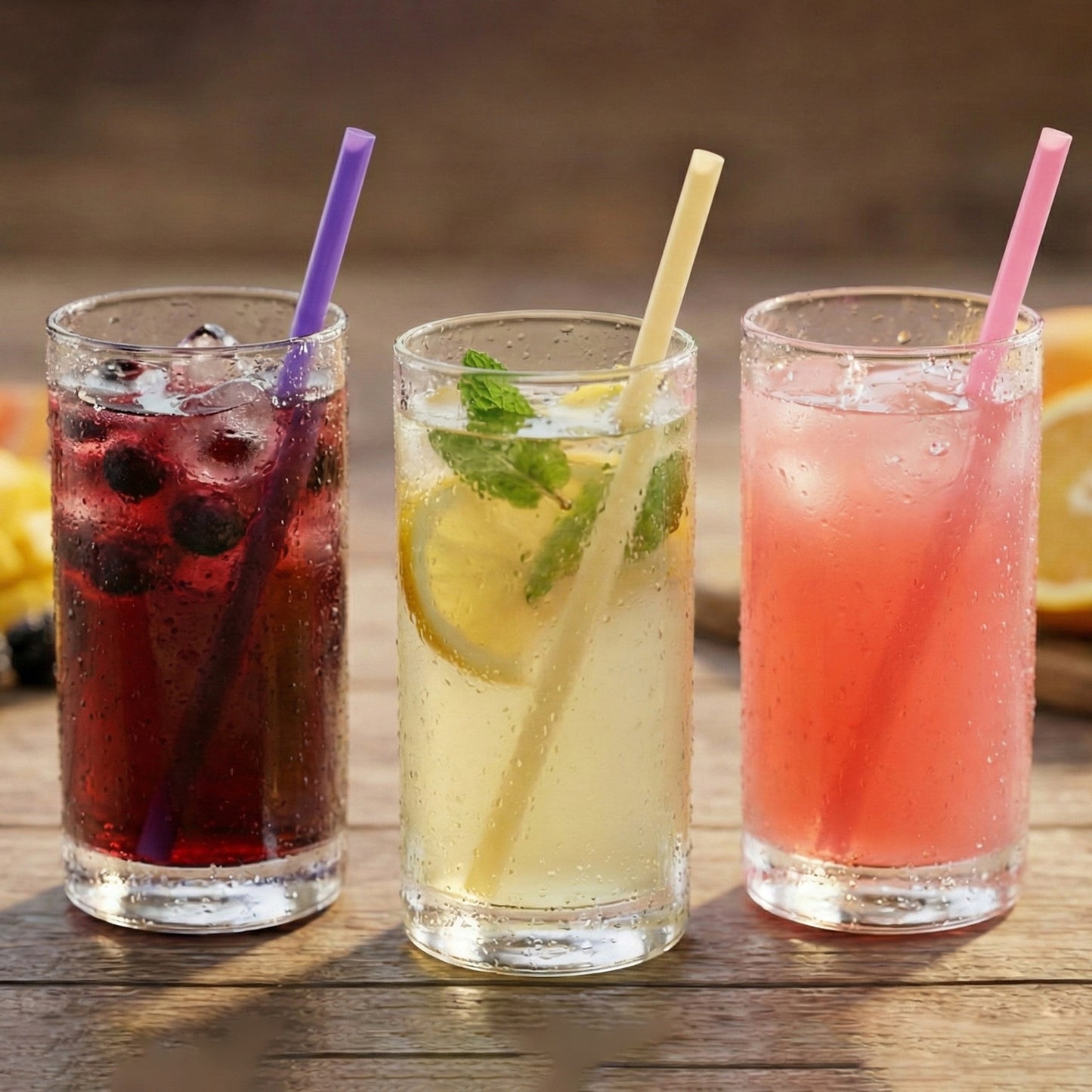 Reusable Drinking Straw for Cold Drinks - 1 Piece, Assorted Colours - Happy Price - Image 2