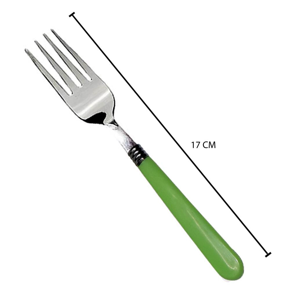 Stainless Steel Forks With Comfortable Grip Dining Fork Set Of 6 Pcs - Happy Price - Image 2