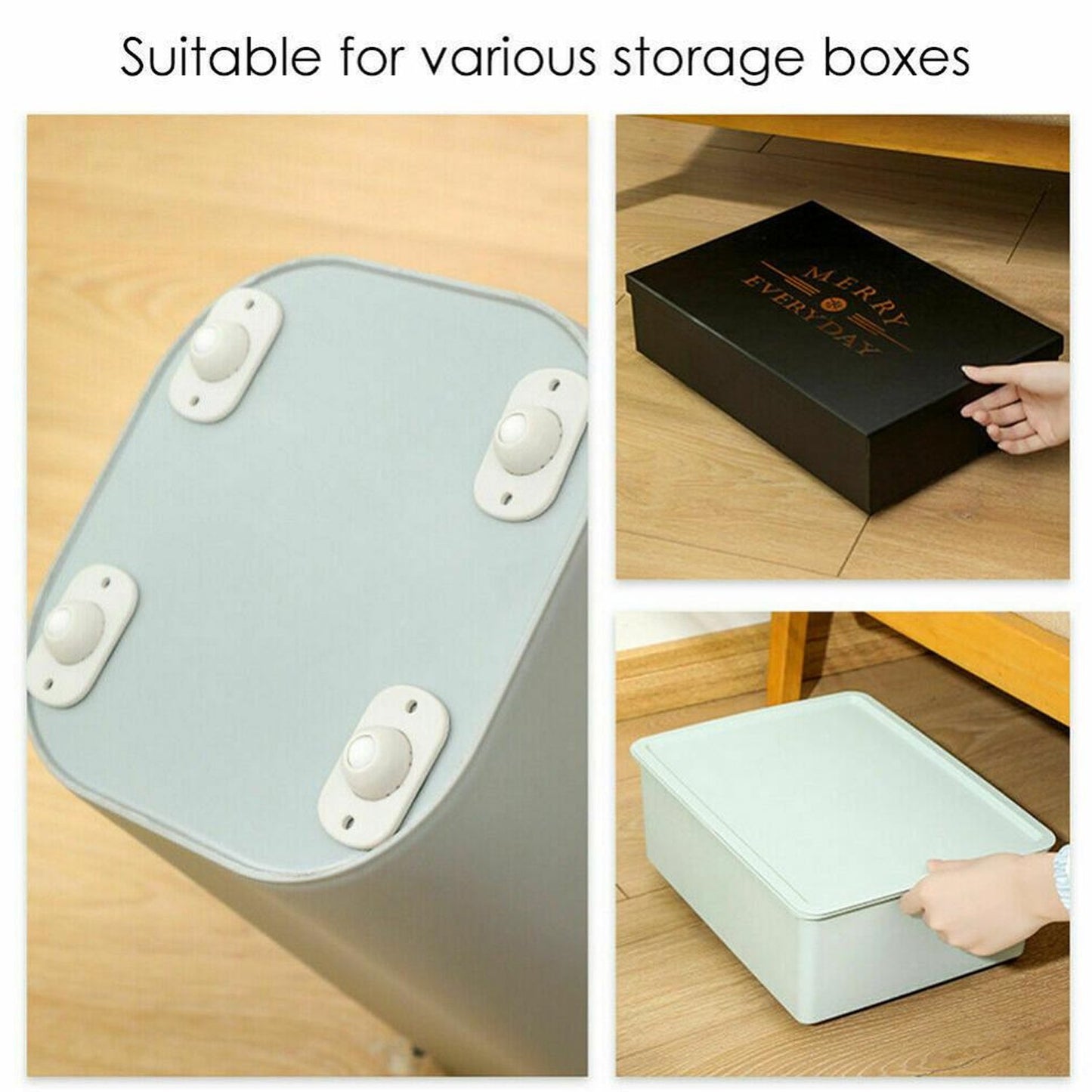 Self Adhesive Mini Swivel Casters Wheels (4pc) - Happy Price - Image 6