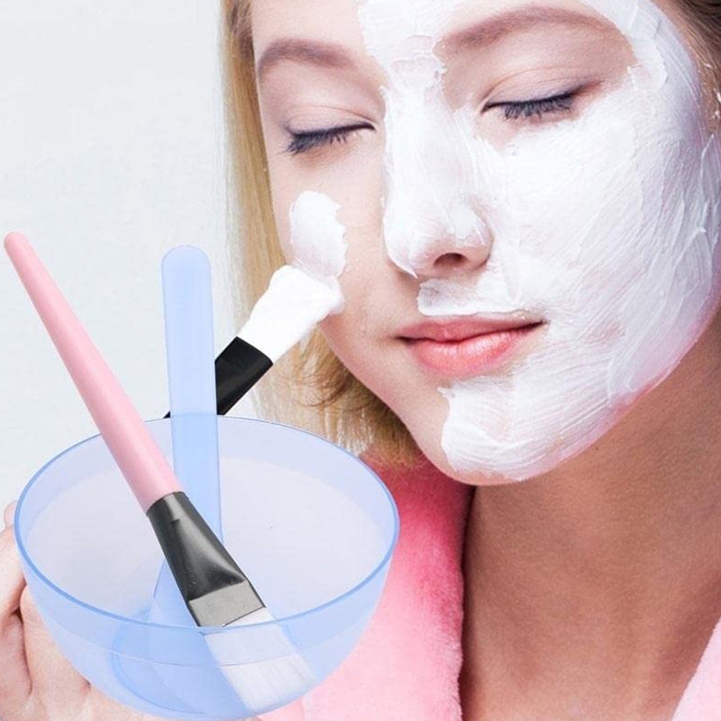 6 Piece DIY Facial Mask Mixing Bowl Set for Home Spa - Happy Price - Image 5