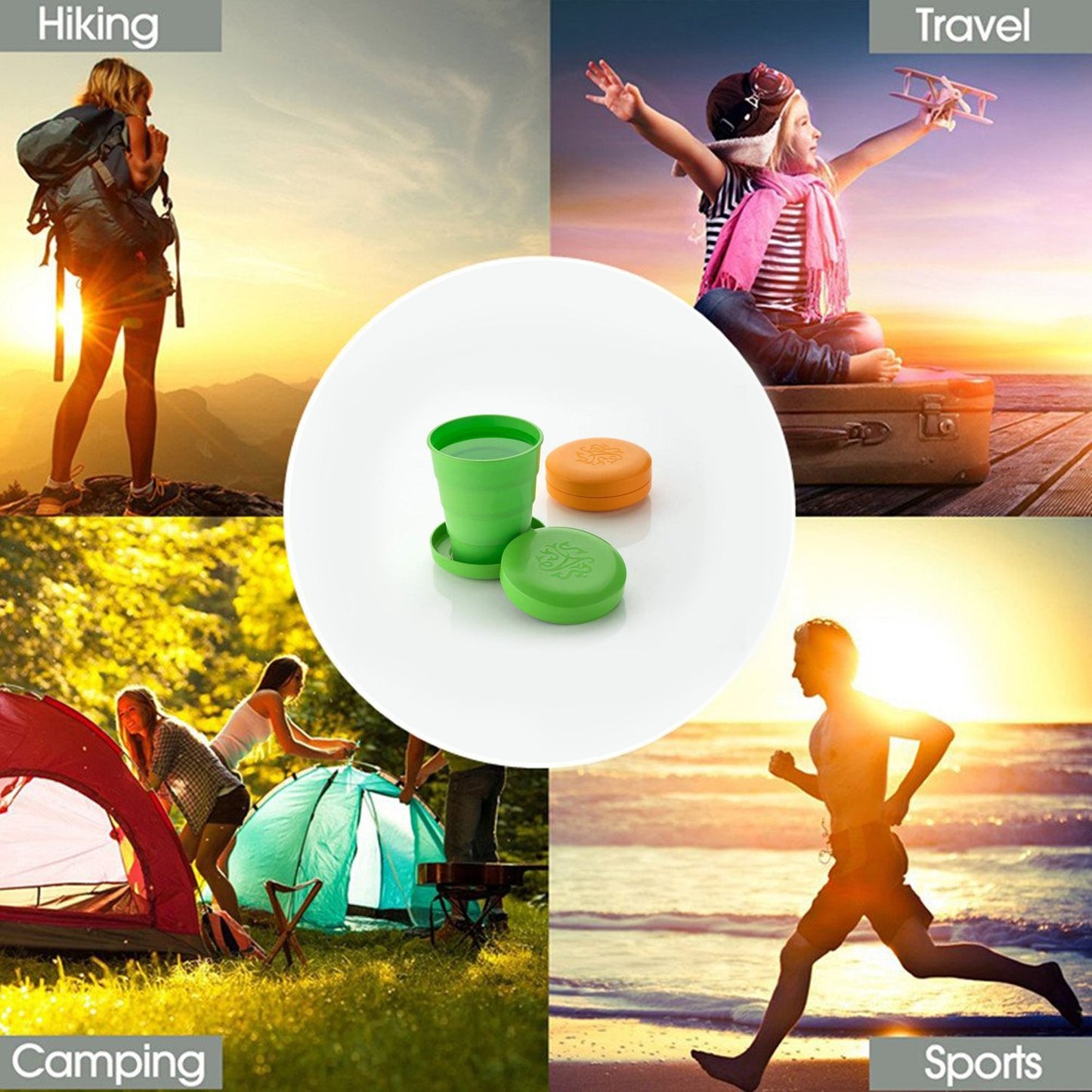 Unbreakable Magic Cupfoldingpocket Glass For Travelling - Happy Price - Image 3