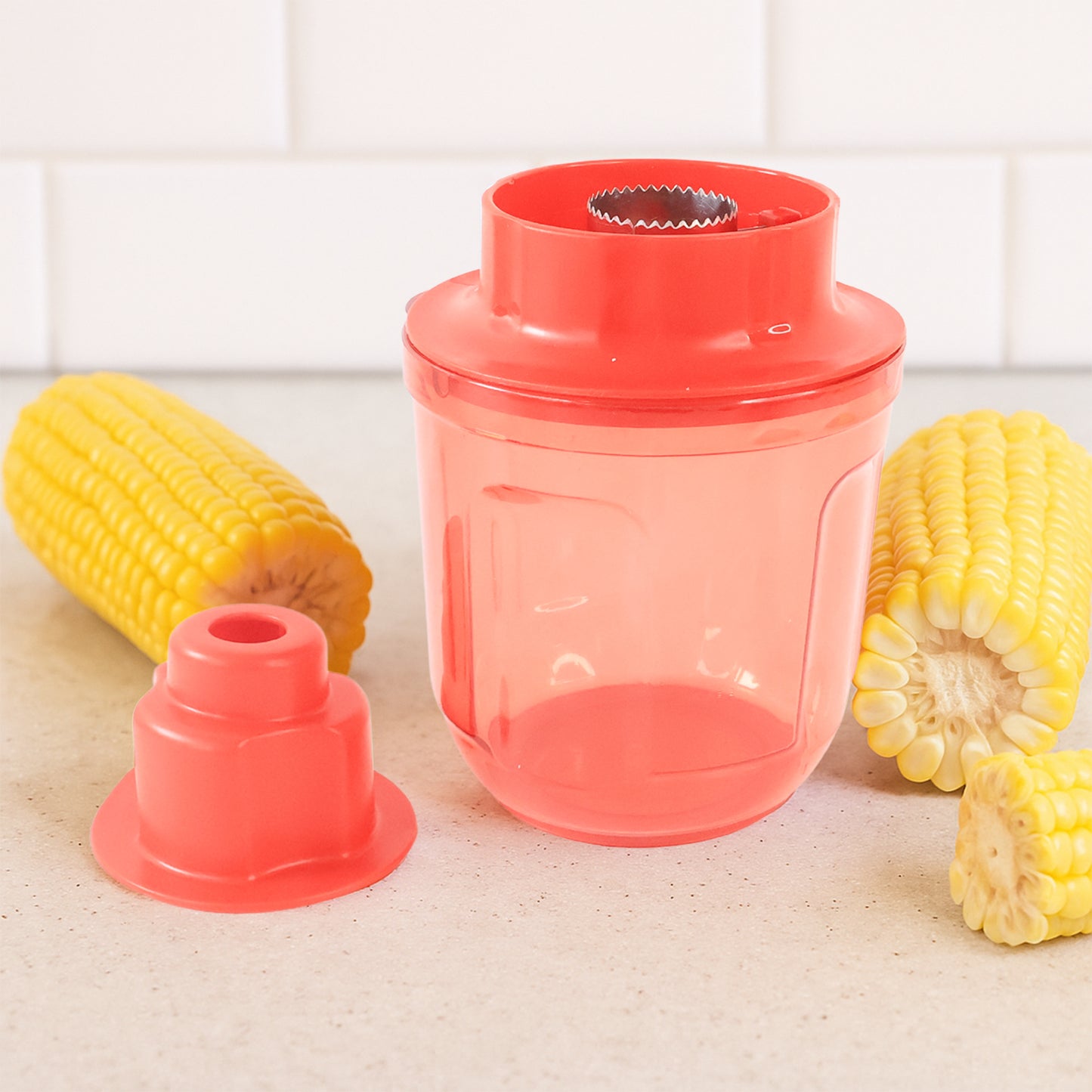 Manual Juicer and Corn Cutter with 800ml Container - Kitchen Gadget - Happy Price - Image 4