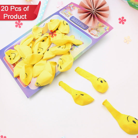 Cartoon Printed Design Balloons Kinds Of Latex Balloons For Birthdayanniversaryvalentinesweddingengagement Party Decoration Birthday Decoration Items For Kids One Color (20 Pcs Set) - Happy Price - Image 1