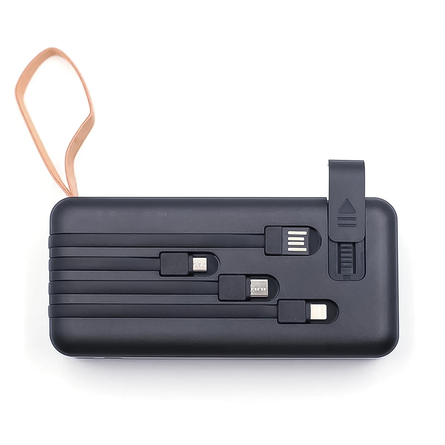 10000mAh Power Bank with 12W Fast Charging & Built-in Cables (1 Pc) - Happy Price - Image 4