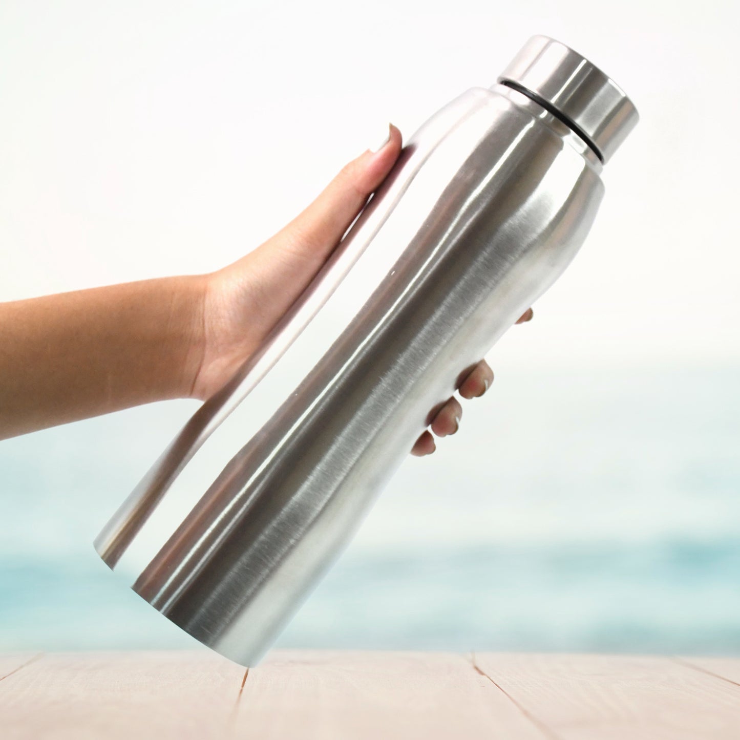 1000 ML Stainless Steel Double Wall Vacuum Insulated Water Bottle - Happy Price - Image 3