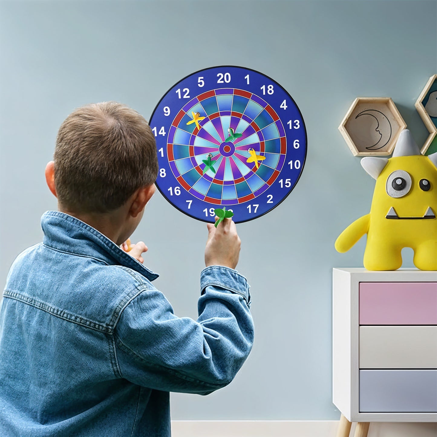 Magnetic Dartboard Game Set For Kids  Adults - Happy Price - Image 5