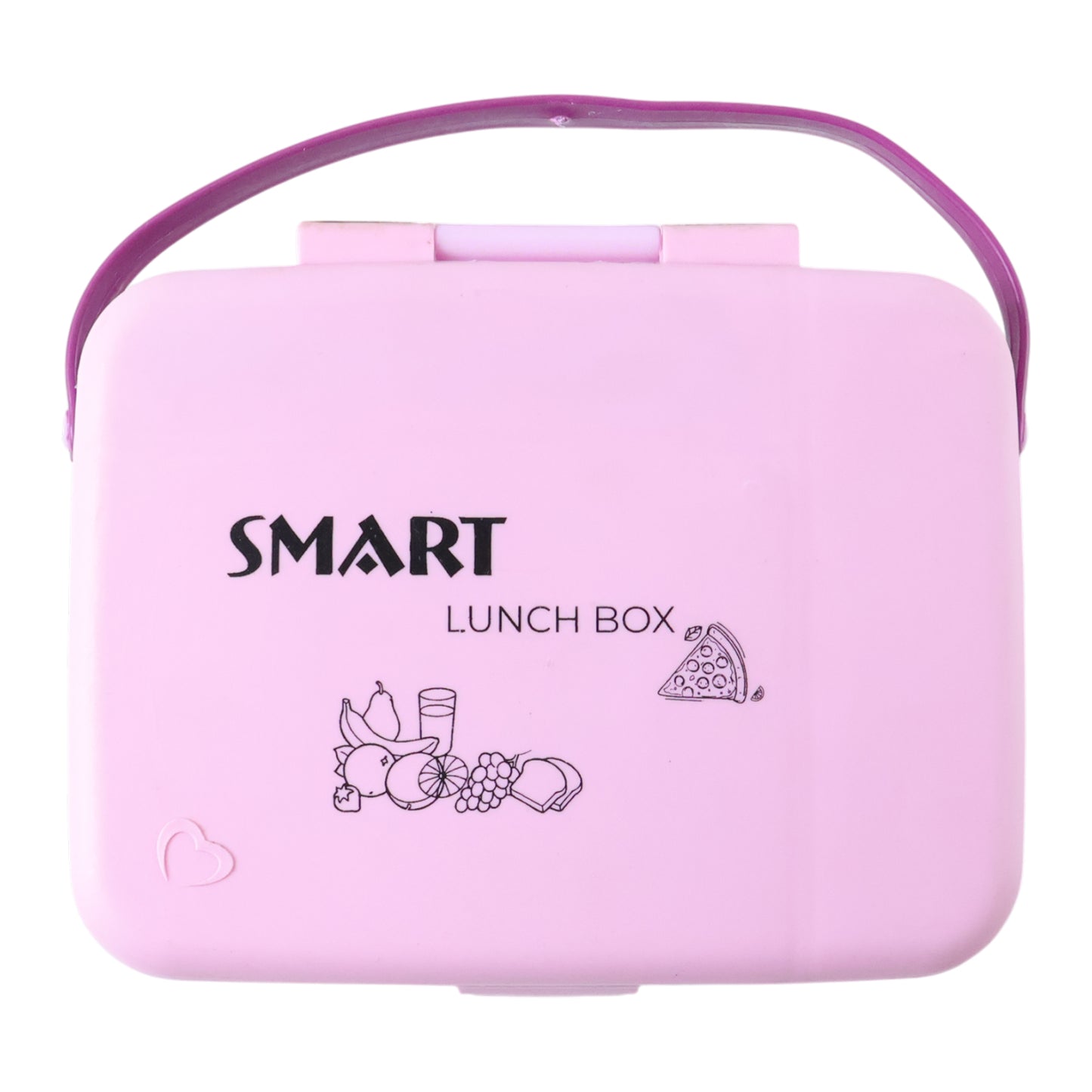 Leak-Proof 3-Compartment Lunch Box with Spoon Set - 1 Set - Happy Price - Image 4
