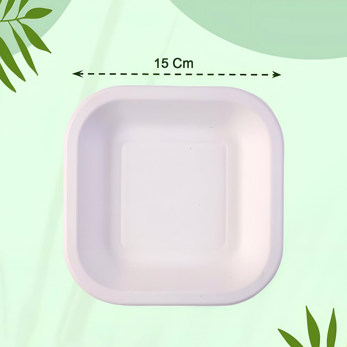 10 Pc Disposable Square Food Trays for Snacks & Meals - Happy Price - Image 5
