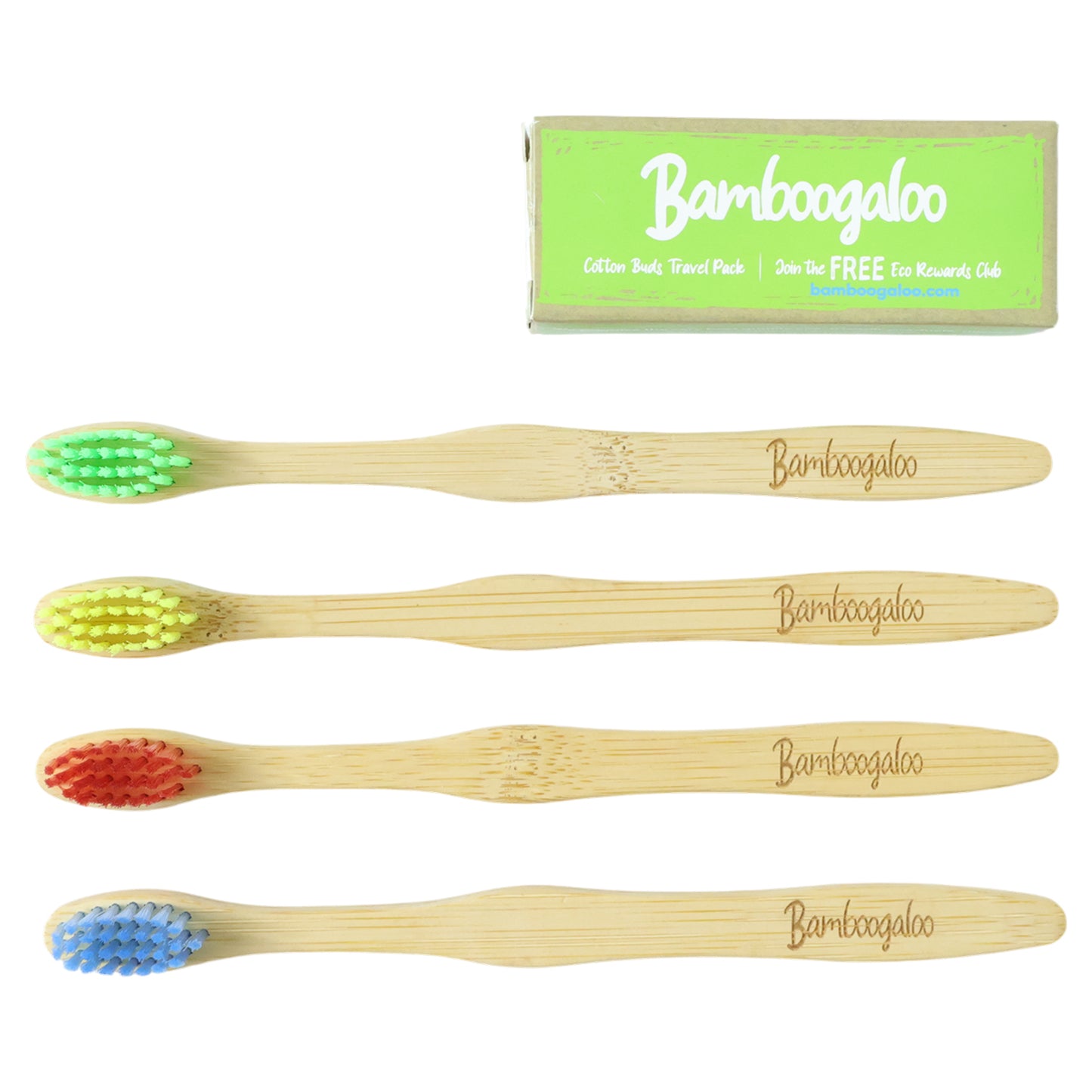 Bamboo Toothbrush Set for Adults - Pack of 4 - Happy Price - Image 4