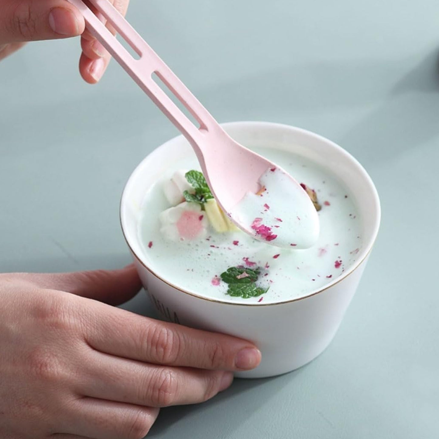 3 In 1 Reusable Spoon Knife Forks Tableware Spoon (3 Pcs Set) - Happy Price - Image 7