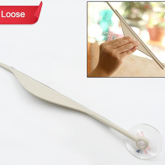 Shower Glass Squeegee Creative Bathroom Flat Mirror Window Glass Wiper Cleaner Bathroom Steam Wiper Cleaner Squeegee - Happy Price - Image 1