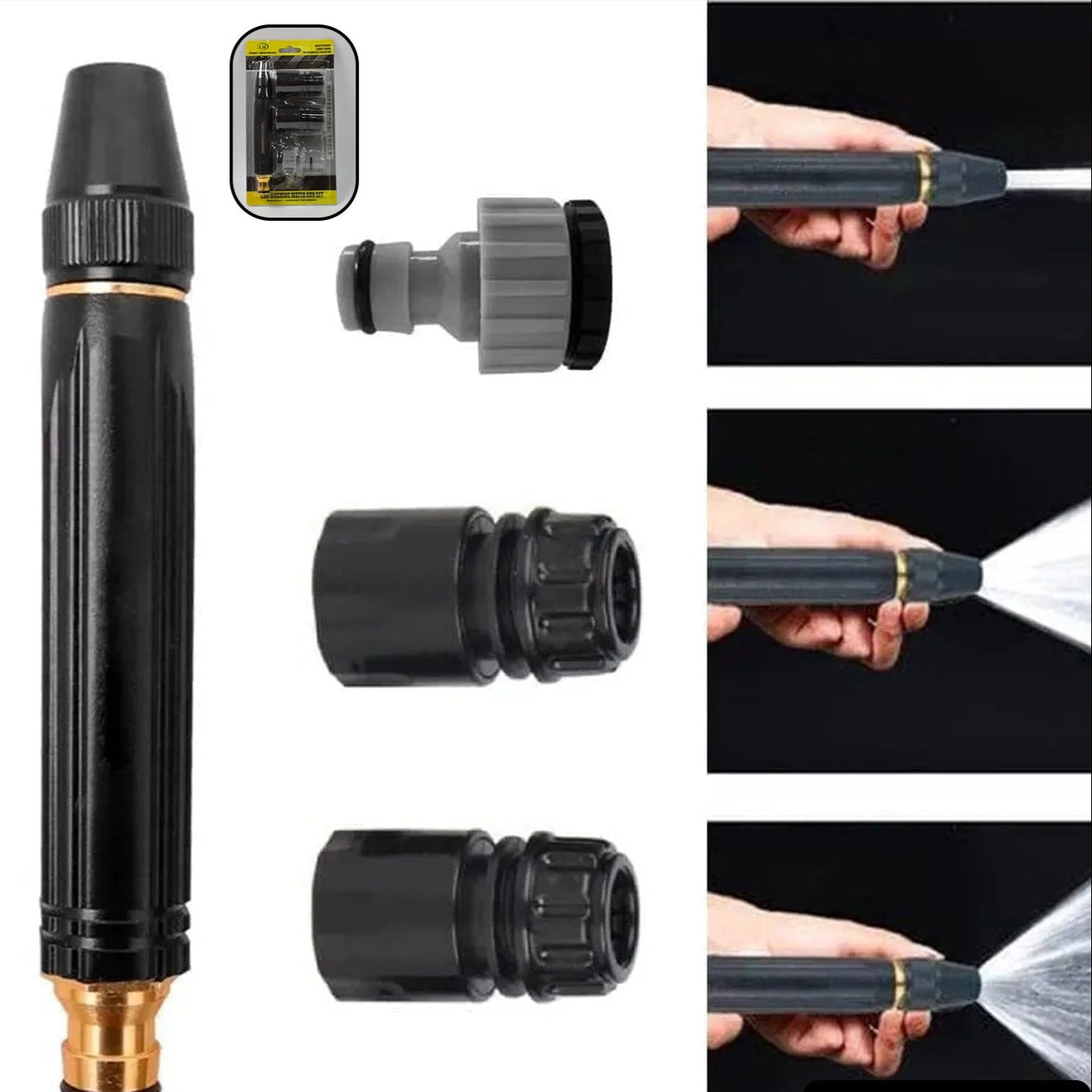 Plastic Car Washer High Pressure Gun Water Spray Trigger Nozzle Water Spray Gun (1 Pc) - Happy Price - Image 1