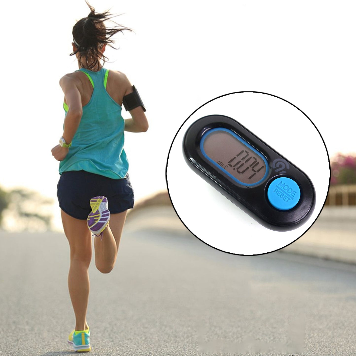 Digital Pedometer with LCD Display - Step, Distance & Calorie Tracker (1 Pc) - Happy Price - Image 4