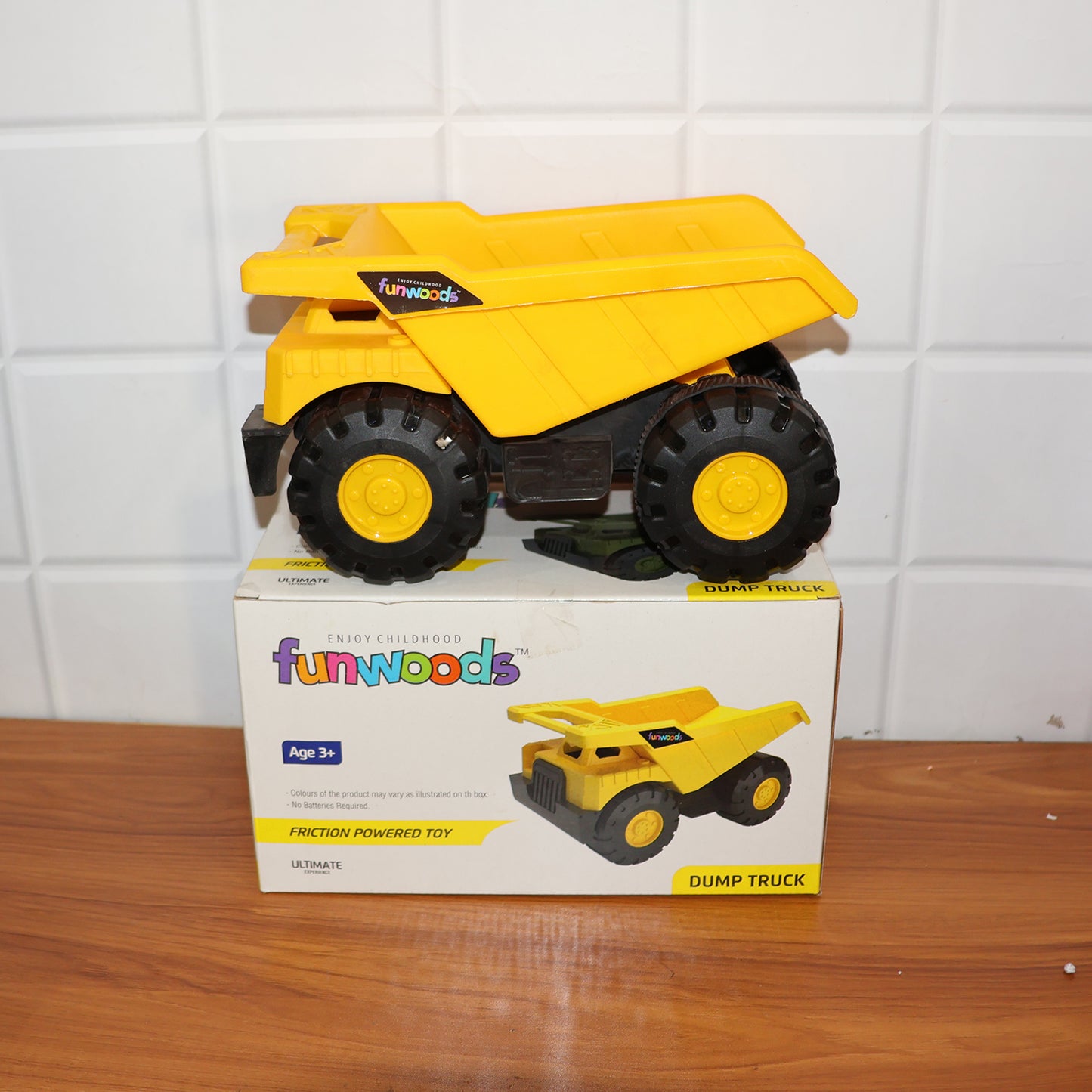 Friction Powered Dump Truck Toy - 1 Pc - Happy Price - Image 3