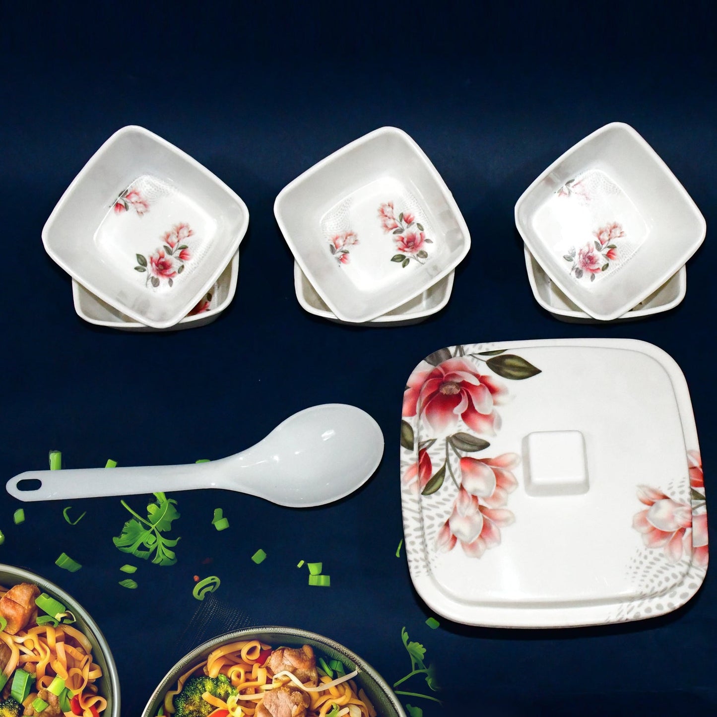 Hector High Quality Dinning Dinner  Pudding Set (9 Pcs Set) - Happy Price - Image 3