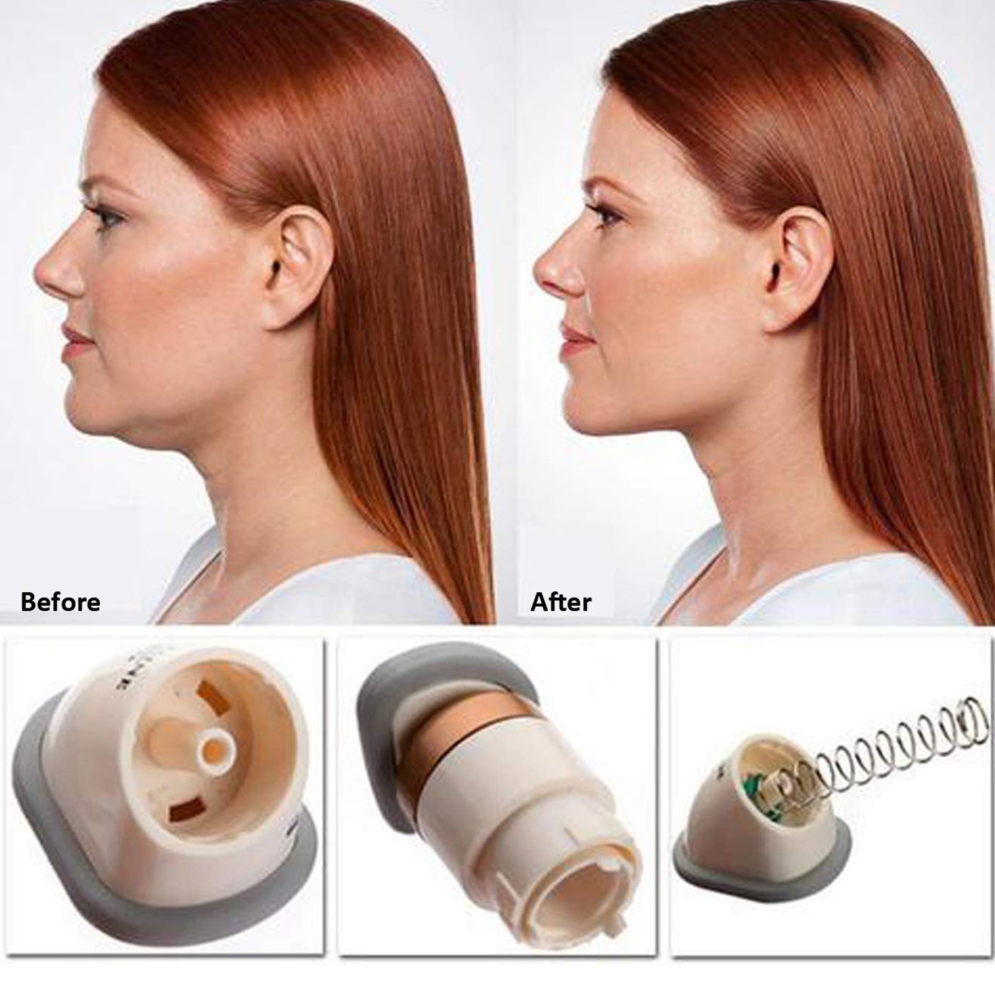 Massager For Men Women Double Chin Up Neckline Slimmer Machine And Jawline Exerciser Tool With Neck Slimming Rubber  Chinfat Reducer Exerciser (1 Pc) - Happy Price - Image 7