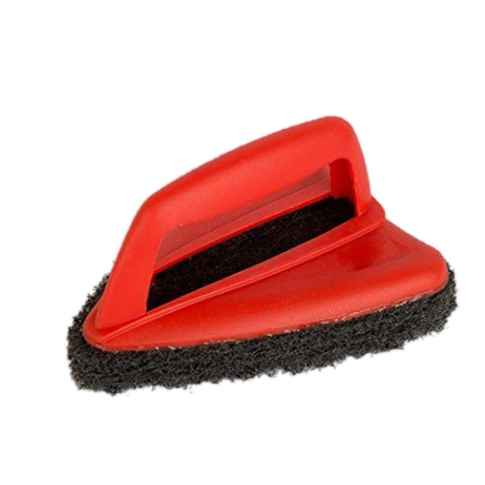 Bathroom Tile Cleaning Brush with Abrasive Scrubber and Handle - Happy Price - Image 1