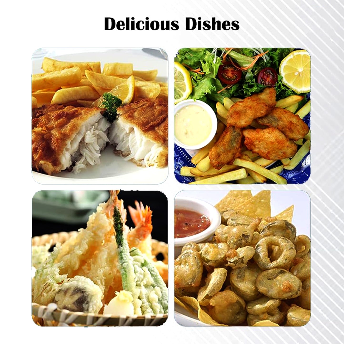 Stainless Steel Square Mesh Deep Fryer Basket with Long Handle (1 Pc) - Happy Price - Image 4