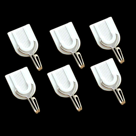 Adhesive Sticker Abs Plastic Hook Towel Hanger For Kitchenbathroom - Happy Price - Image 1