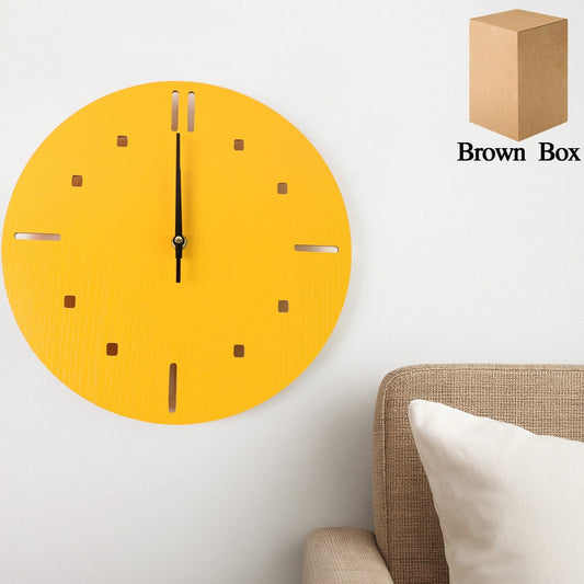 Modern Round Wall Clock Stylish And Silent Non-ticking Decorative Timepiece (1 Pc) - Happy Price - Image 1