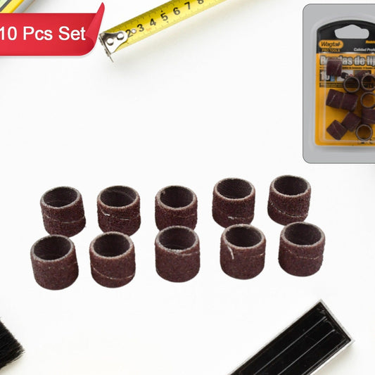 Drum Polishing Kit Drum Sanding Sleeves Widely Used (10 Pcs Set) - Happy Price - Image 1