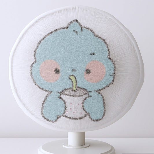 Cute Cartoon Character Fabric Mesh Fan Cover (1 Pc  Mix Design) - Happy Price - Image 1