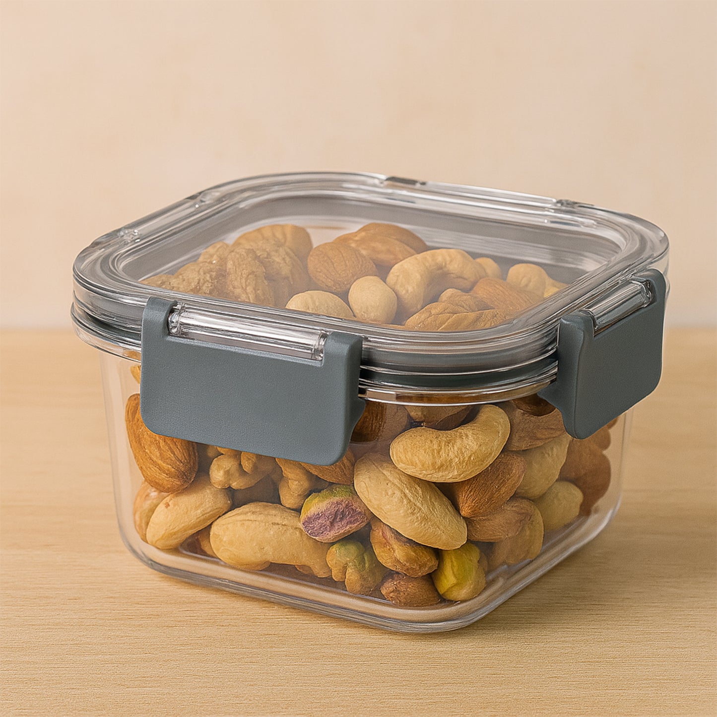 Apex Press N Lock Airtight Food Storage Container Set (2pc450ml) Approx - Happy Price - Image 4