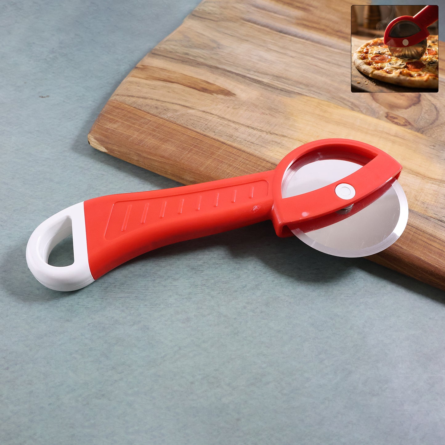 Happyprice Premium Pizza Cutter with Ergonomic Handle - 1 Pc - Happy Price - Image 2